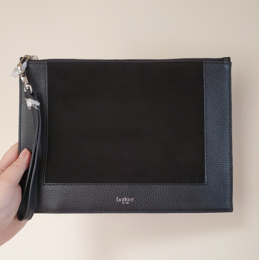 Botkier Leather/Suede Clutch